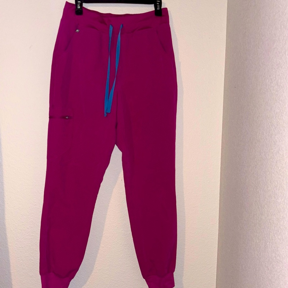 Figs high waisted jogger scrub pants